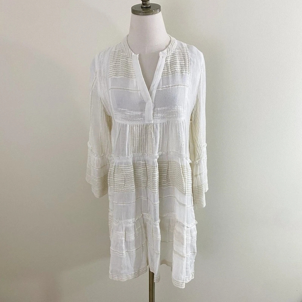 Elan Cream Textured Garment